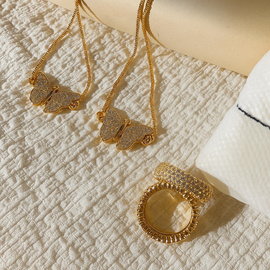π¦ Butterfly Charm Bracelet β¨ Gold & Silver Options | Style Solo or Pair as a Dual Set
